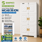 Lemari Plastik 3 Susun 6 Pintu MCAB 36 ION