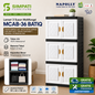 Lemari Plastik 3 Susun 6 Pintu MCAB 36 ION